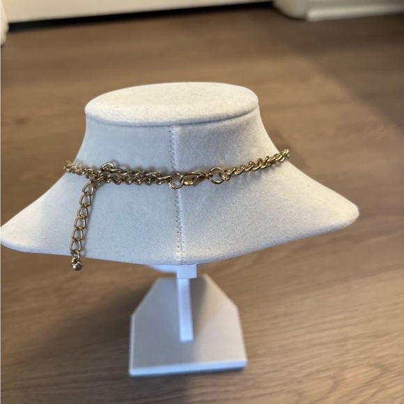 Anne Klein Gold color w/ crystal stones Bracelet - Picture 3 of 3